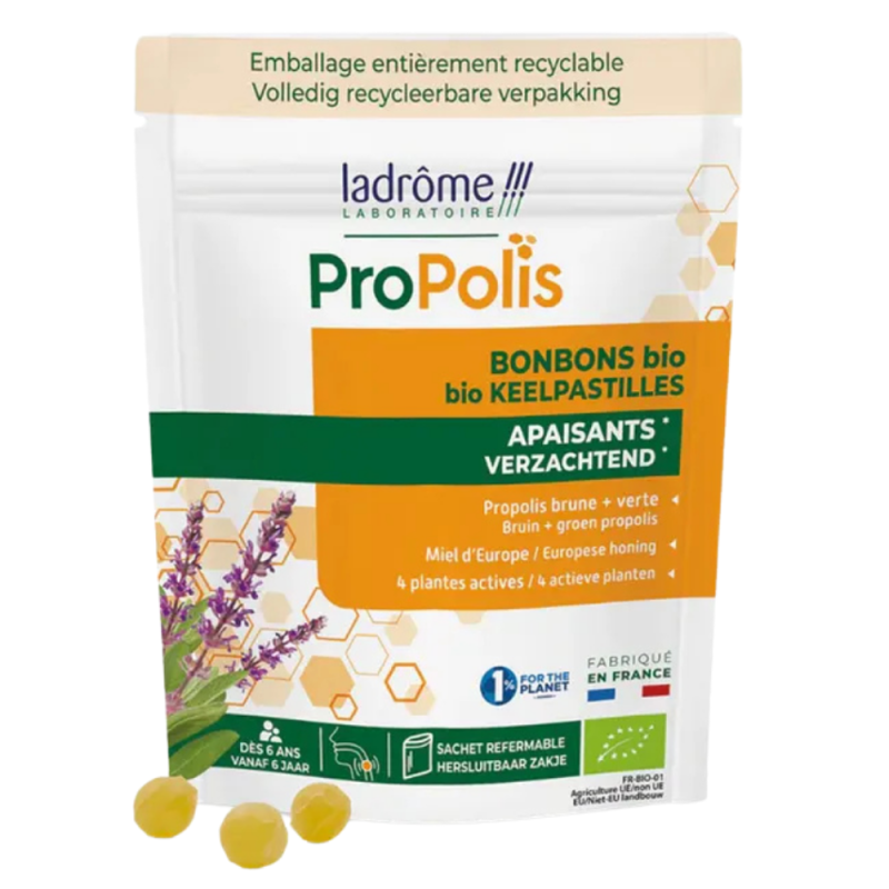 BONBON PROPOLIS BIO DOYPACK 50G FR/NL *
